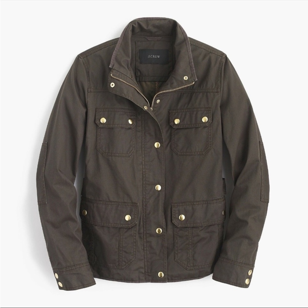 J. Crew Downtown Field Jacket in Mossy Green